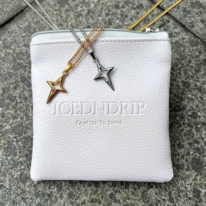 Signature Zipped Leather Pouch